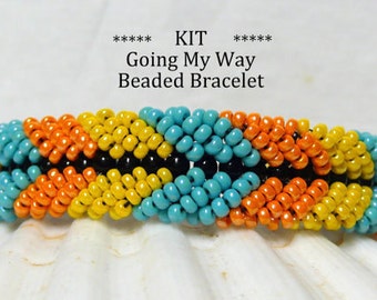 Beading Kit Beading Pattern Beaded Bracelet Tutorial Seed