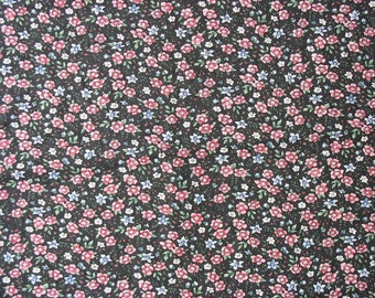 Popular items for black floral fabric on Etsy