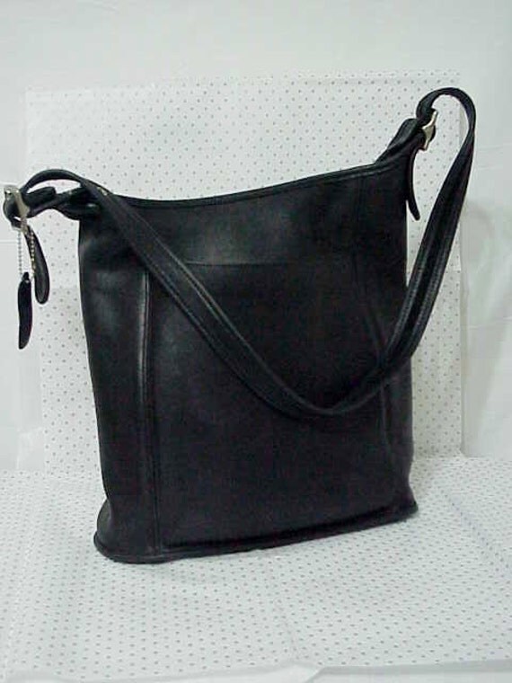 Coach Bag Black Legacy Large Bucket/Duffle 9060 Made in USA