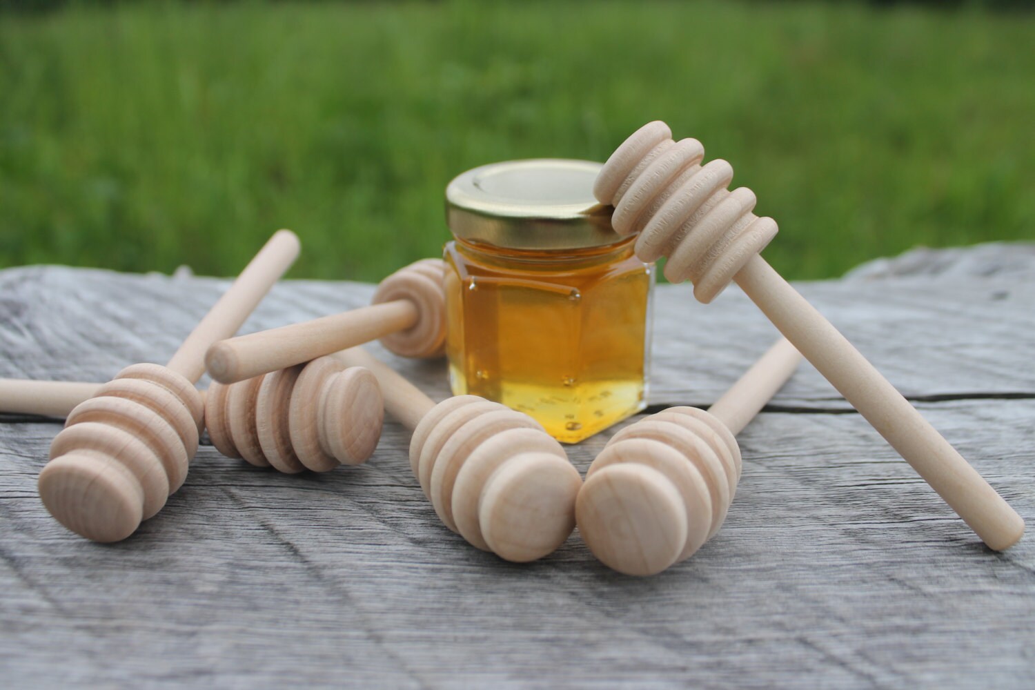 Wooden Honey Dippers