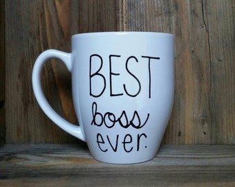 Best boss ever mug, gift for boss, mug for boss, boss mug, boss appreciation gift