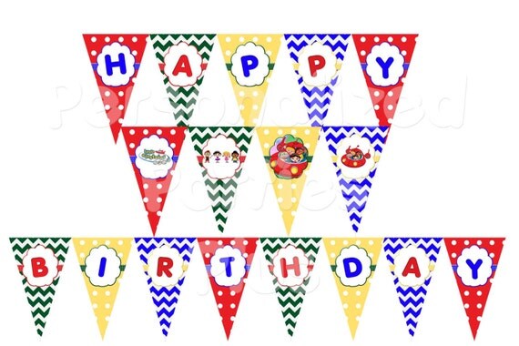 Digital Little Einsteins banner for birthday by PartiesPlus