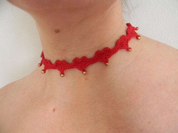 crochet for with beads purses patterns crochet heart crochet Crochet necklace pattern, bead pattern, necklace