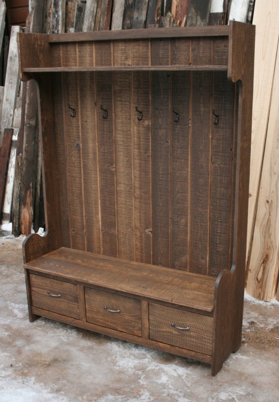 Custom Hall Tree for Vince in NY 50 down by EchoPeakDesign