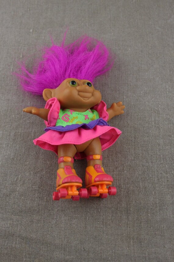 roller skating troll doll