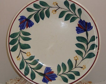 Petrus Regout Maastricht Holland Sphinx Stickspatter Spongeware Serving Dish