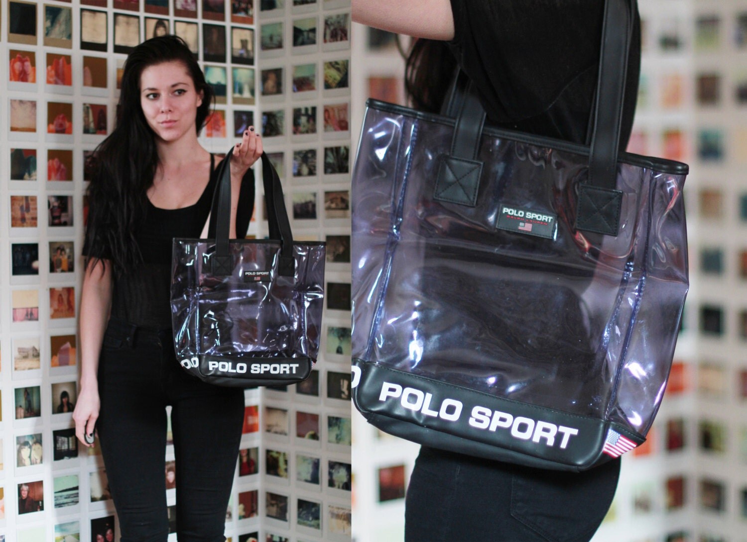 clear polo sport bag