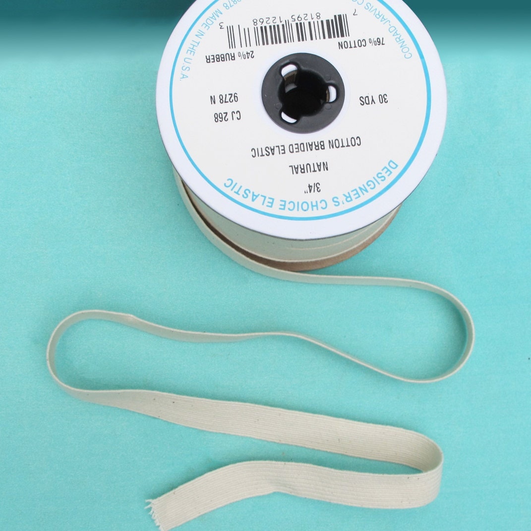 Natural Woven swimwear elastic 3/4 inch wide X 4 yards