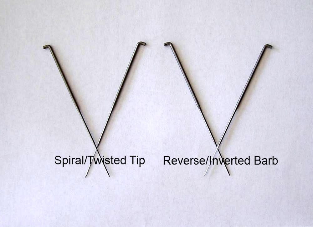 Spiral and Reverse Barb Felting Needles Set by PurpleMooseFelting