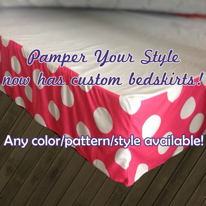 Custom Bedskirt Personalized Bedskirt Create Your Own Bed