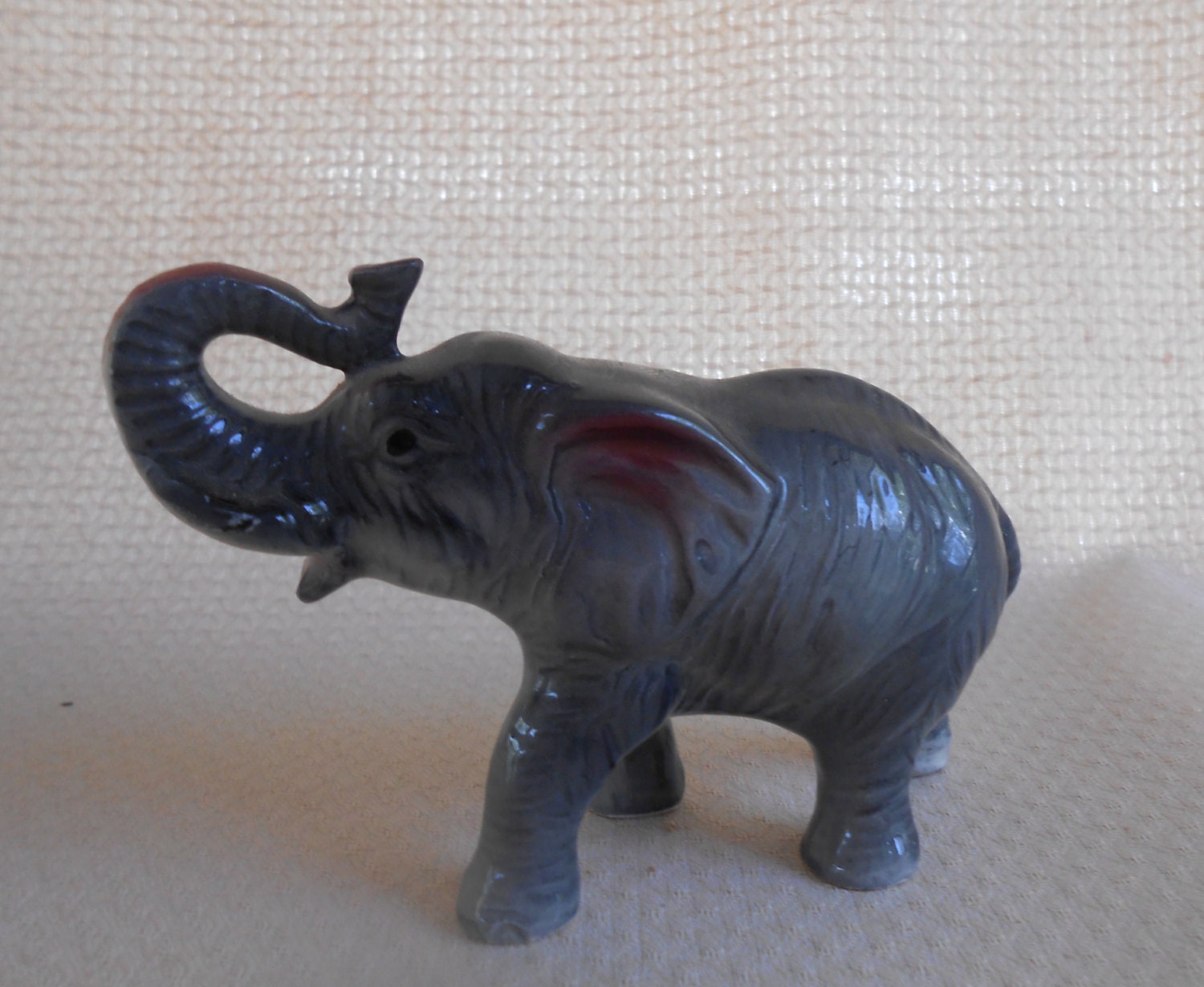 Vintage Ceramic Elephant Figurine