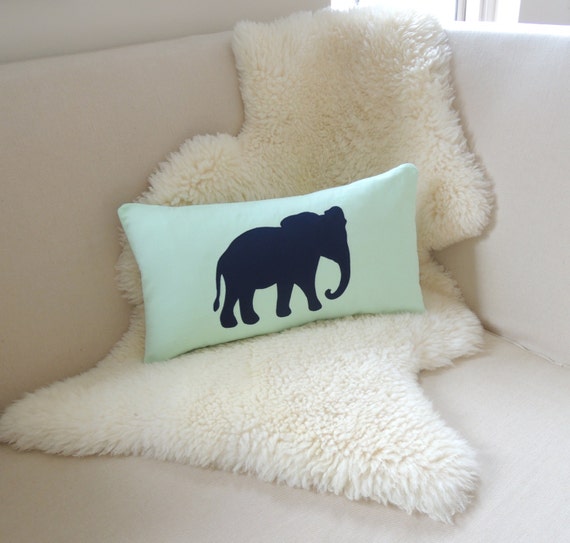 personalised elephant pillow