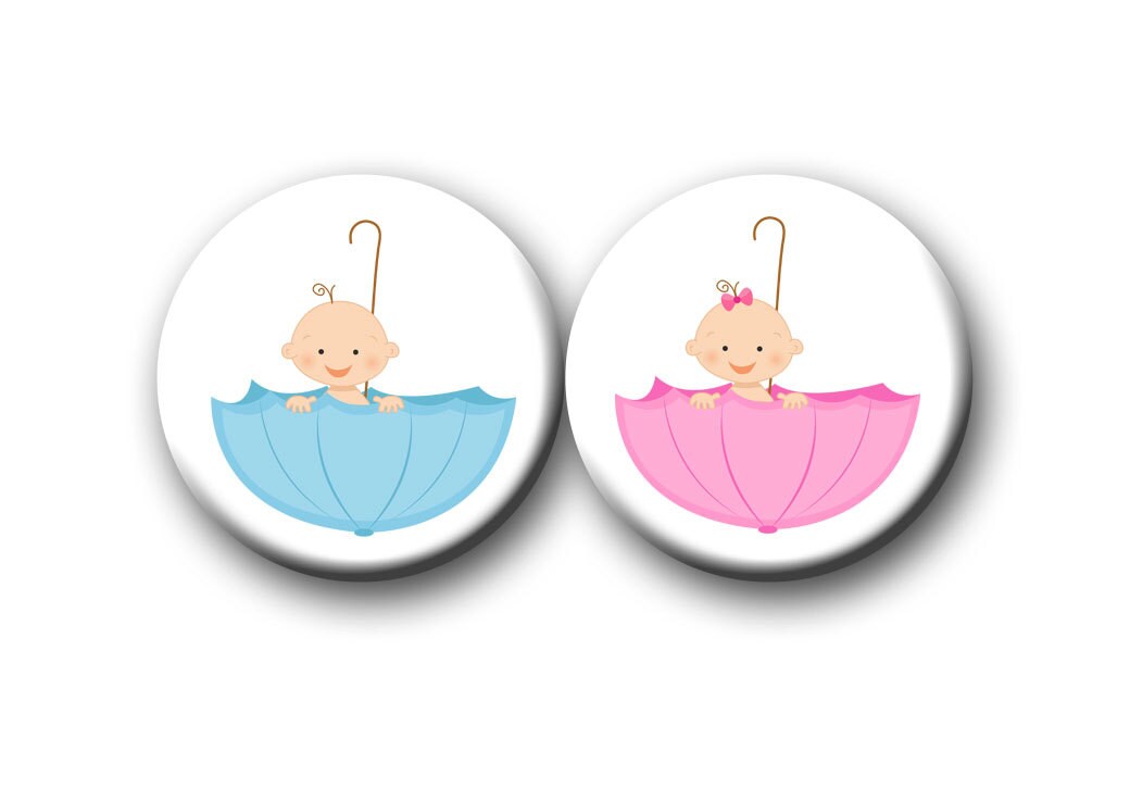 Gender Reveal Party Favors Umbrella Babies by PutOnYourPartyCap