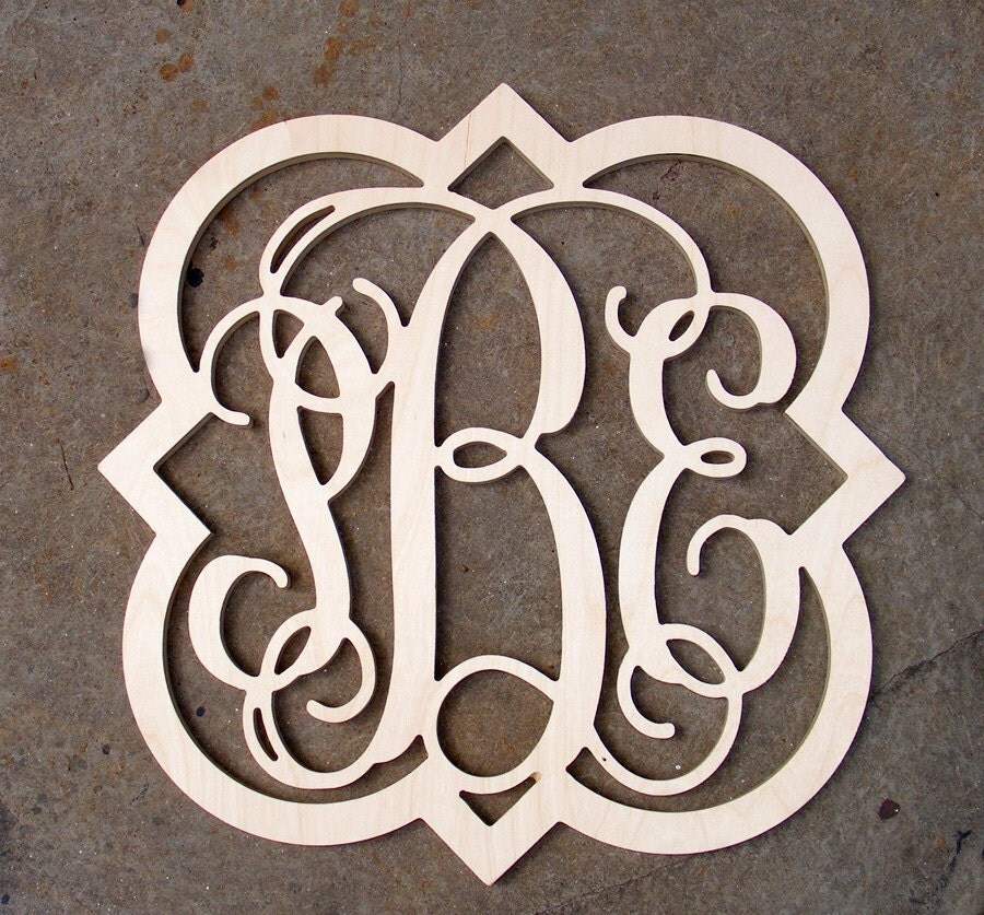 giant monogram