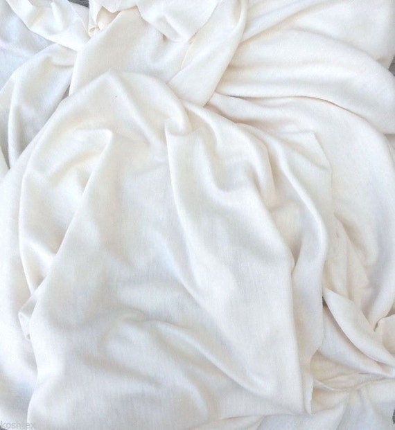 Hemp Organic Cotton Fabric Jersey Knit EcoFriendly by Koshtex