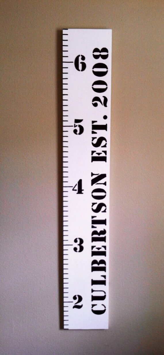 ruler growth chart