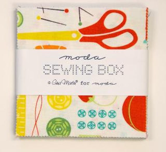 Sewing Box Charm Pack by Gina Martin for Moda