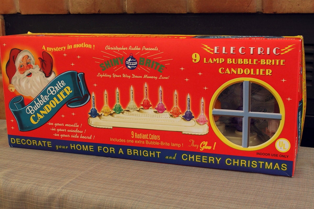 Bubble Lights Christopher Radko Bubble Brite Candolier with