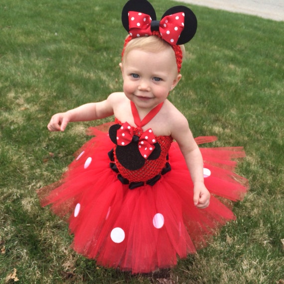 Classic Minnie Mouse Inspired Tutu Dress Minnie Mouse