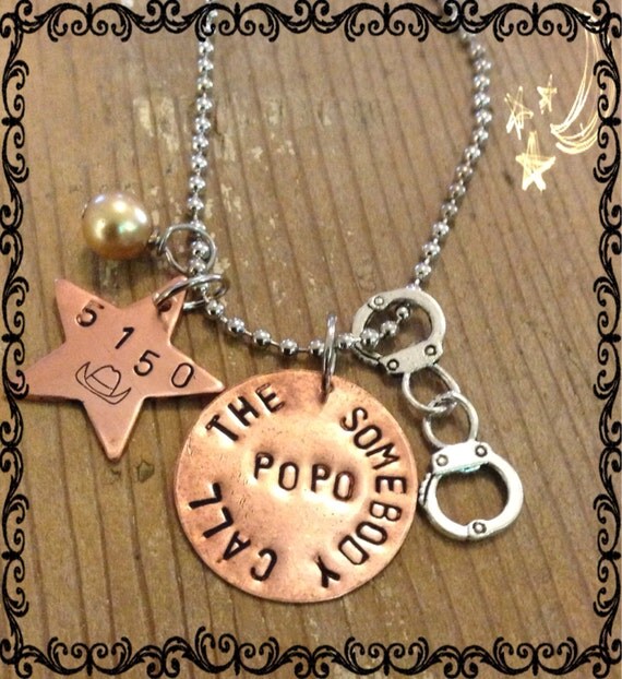 Dierks Bentley Inspired Stamped Metal Necklace