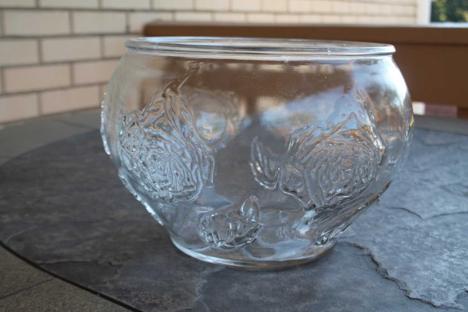 Celebration Punch Bowl by Indiana Glass Company Haute Juice