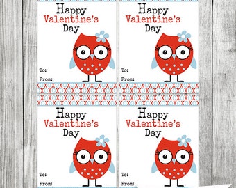 Owl Valentine Card 