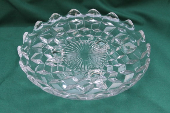 Vintage Fostoria American pattern clear glass 3 by julesoldjewels