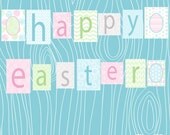 Happy Easter Banner Printable Instant Download - Hip to the Hop Il_170x135