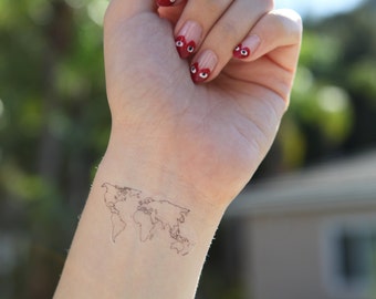 map tattoo etsy map tattoo etsy