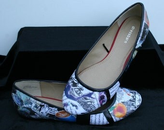 TS Eliot Flats The Love Song Of J Alfred Prufrock Classic Literature Flats Literature Shoes Book Flats Book Shoes Book Wedding Flats Shoes