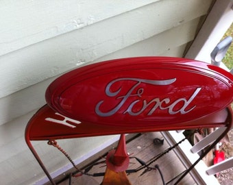 Red ford oval badge #4