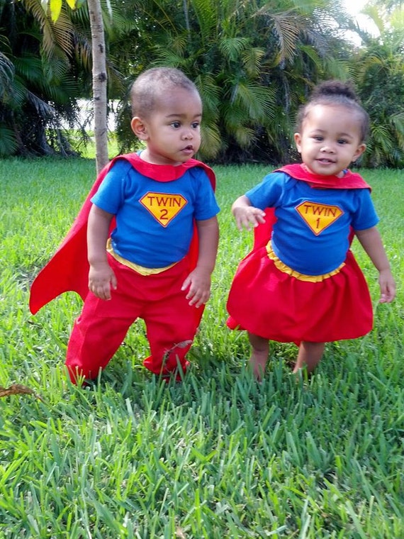 Halloween Costume Super Twins Buy Boy or Girl