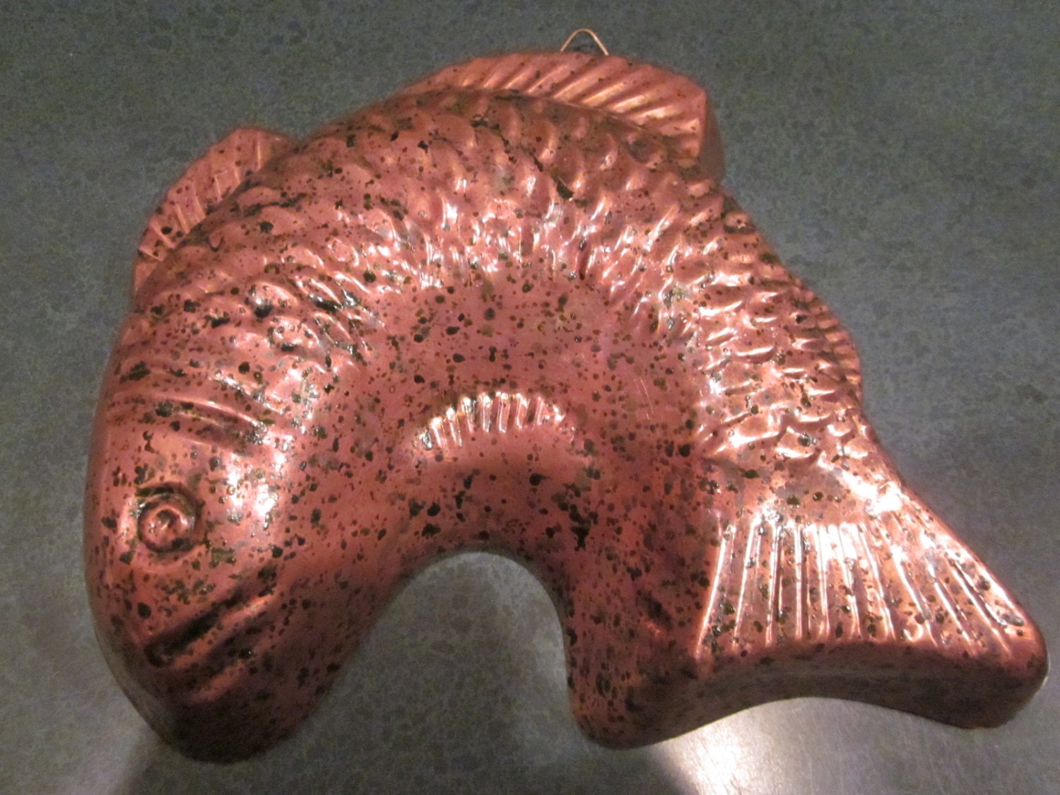 Metal Fish Mold Jello Mold Aspic Mold by MountainShine on Etsy