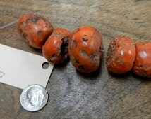 thumbnail image 2 of 1/2 Lb Dyed Red/Orange Sea Coral Branches – 10mm To 70mm Length – Southwestern Style (T768-w8) 2 of 5