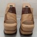 tan chunky slides