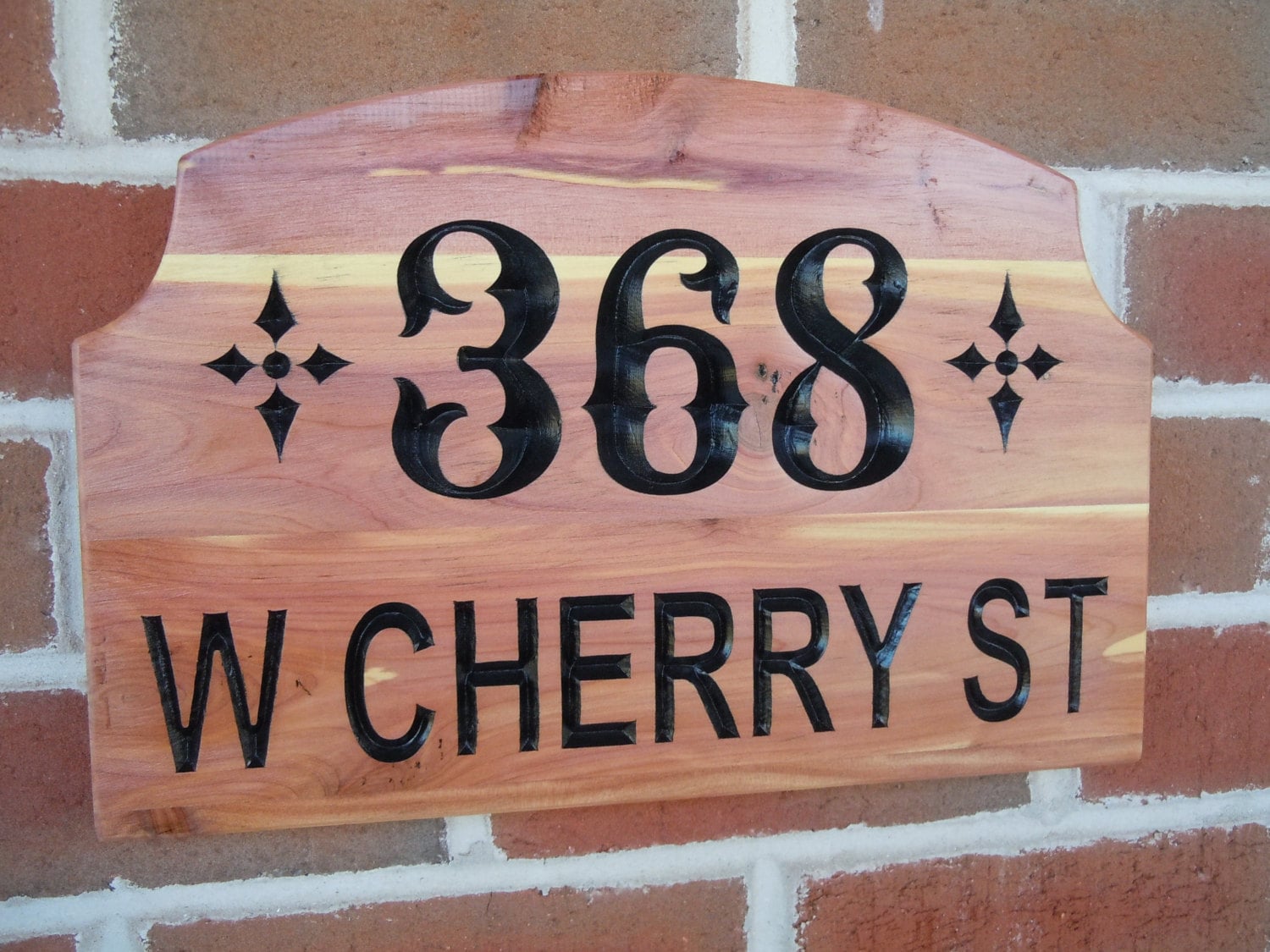 Street Address Plaque Personalized Carved Wooden House Number   Il Fullxfull.585687376 Pfsp 