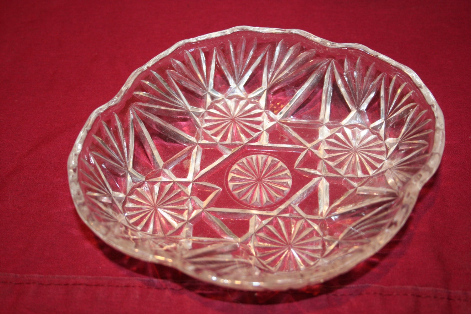 Small Glass Bowl Antique Vintage