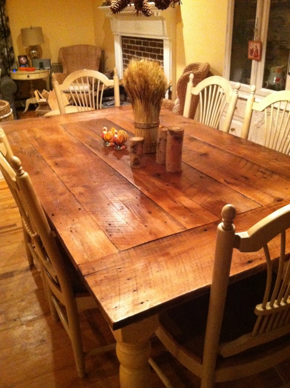 Reclaimed Wood Table topfarm table table top by FreshRestorations