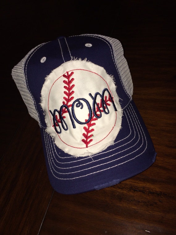 Items similar to Baseball Hat "mom" hat on Etsy