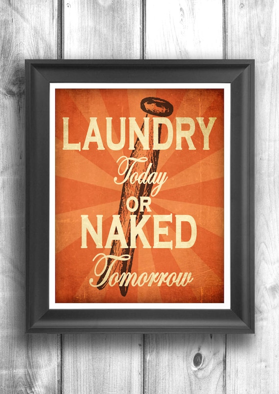 items similar to laundry room motivational print digital illustration