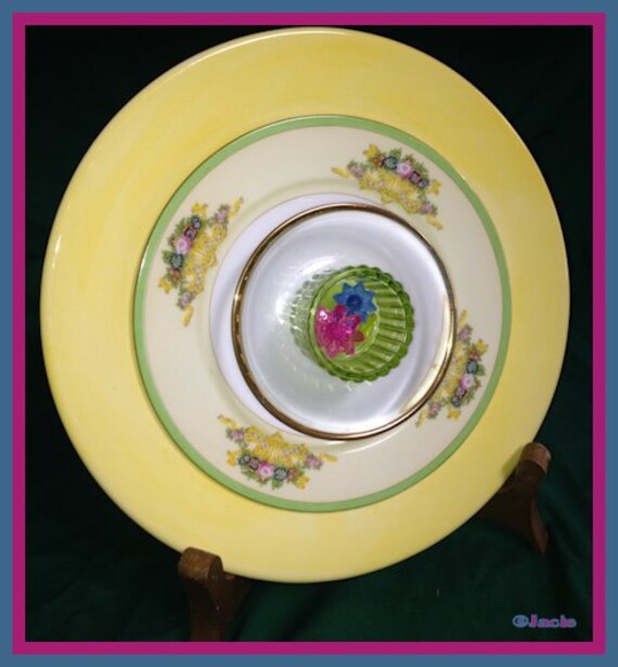 Flower Garden Art Dinner Plate Size