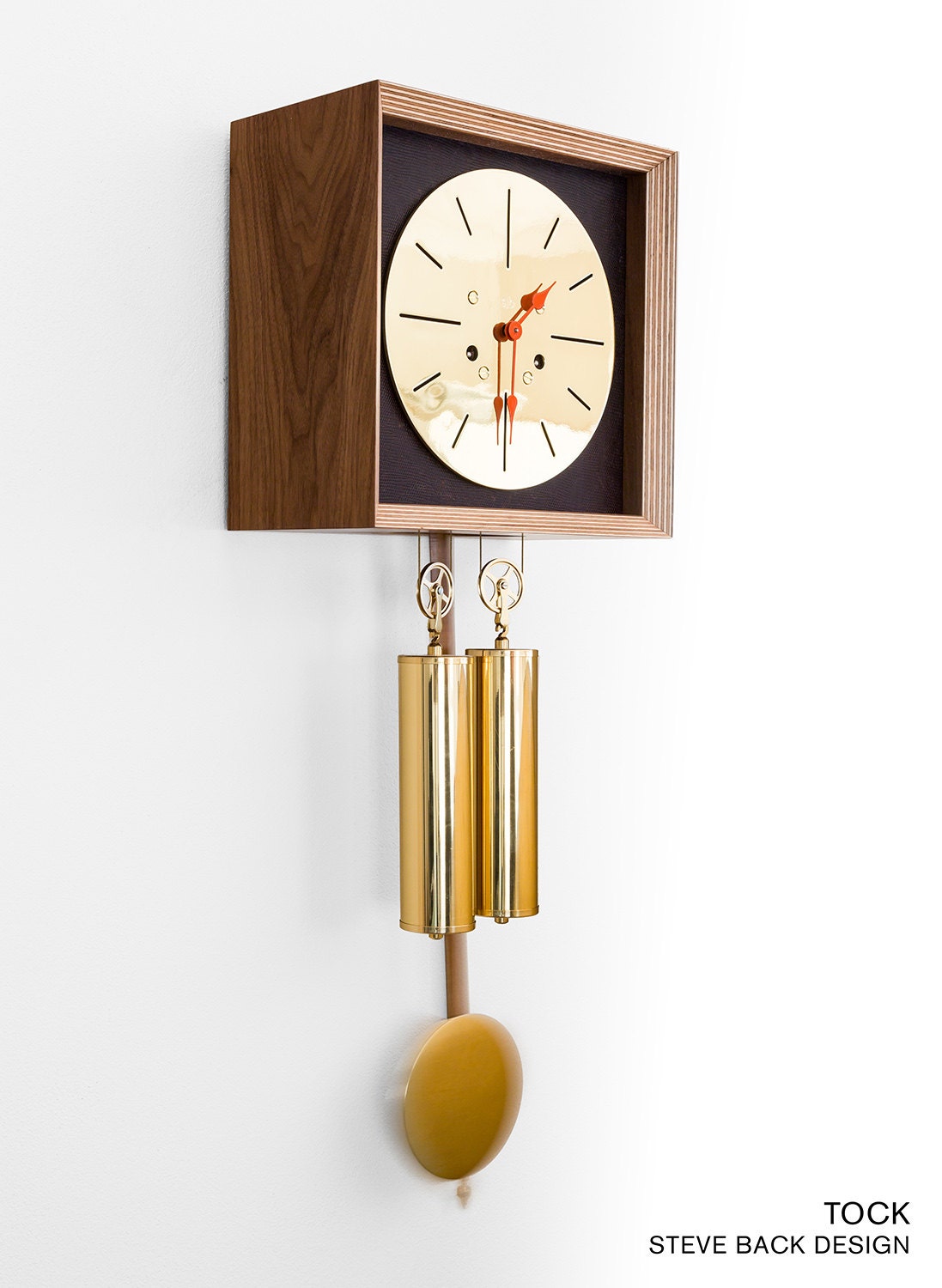 Tock Contemporary mechanical wall clock