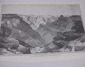 Antique 1926 Brochure Kaibab Division Grand Canyon Amphitheater 2nd Order Print