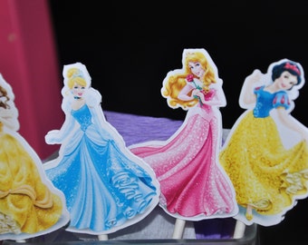 Disney Princess Cupcake Toppers Cake Toppers Set of 12