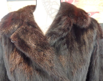 1960s Gorgeous mink double breasted mink jacket