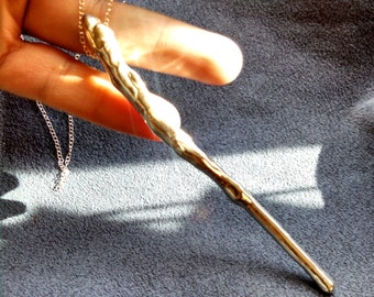 Willow Branch Pendant/Fastener in Sterling Silver
