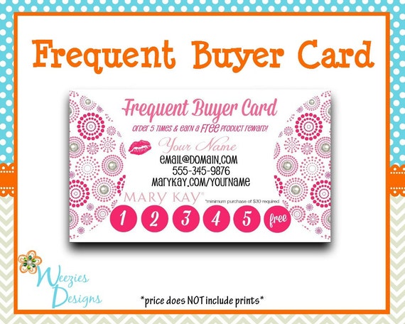mary-kay-frequent-buyer-card-business-card-direct-sales