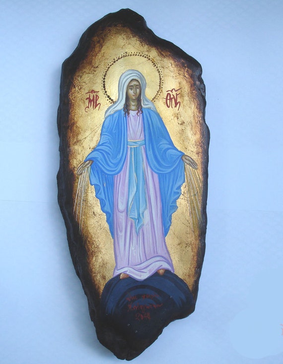 ORIGINAL ICON.religious catholic icons by CHRISSASHANDMADE on Etsy