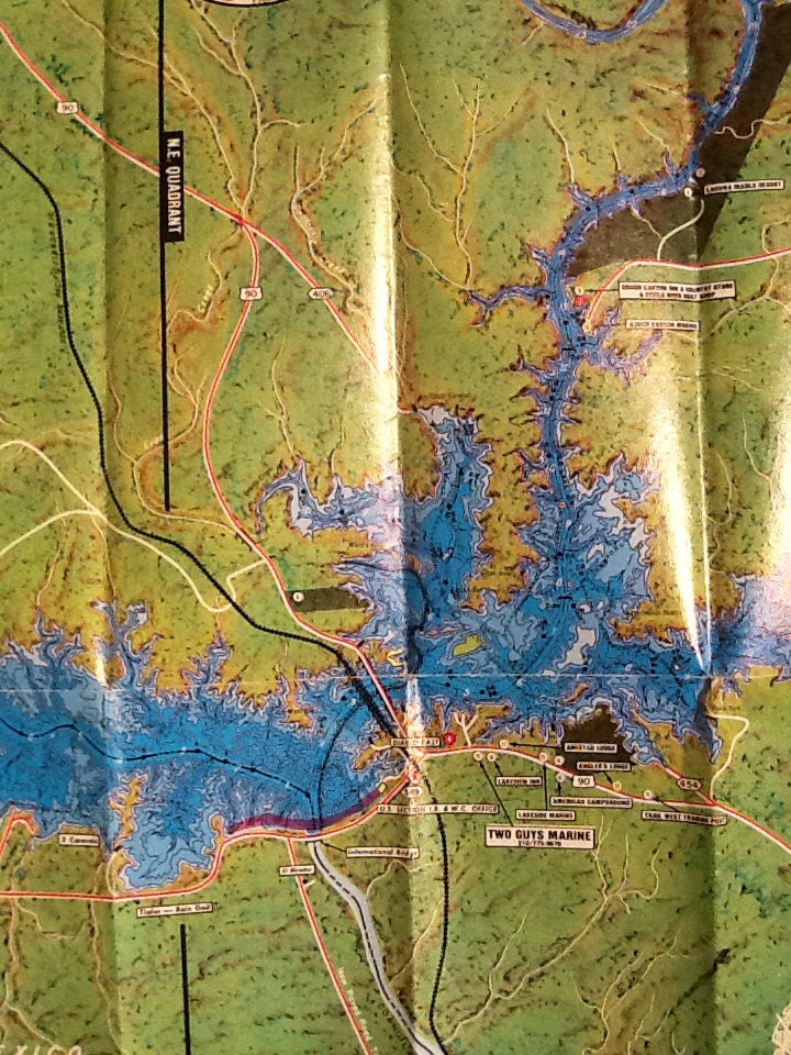 Amistad Reservoir Texas Mexico Map