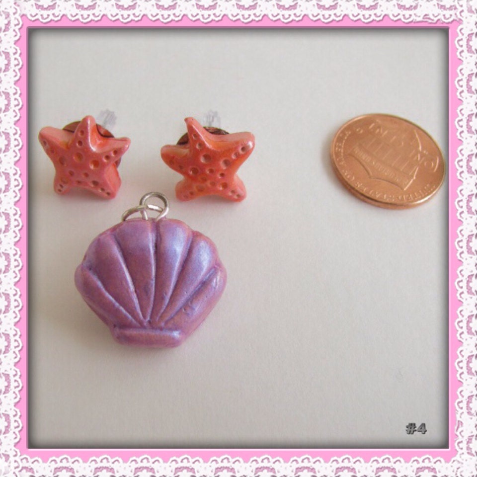 Polymer Clay Little Mermaid Inspired Starfish & by PolymerSisters